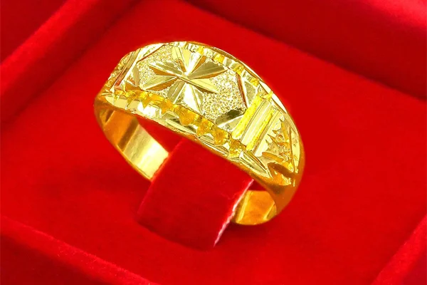 1 dimes gold ring